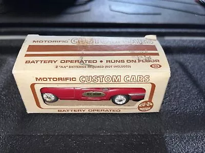 Vintage Ideal 1972 Motorific Battery Slot Car Jaguar XK-E Red Color With Motor • $10.49