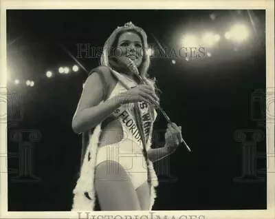 1974 Press Photo Terry Ann Browning Miss World On ABC-TV - Sap64703 • $15.99