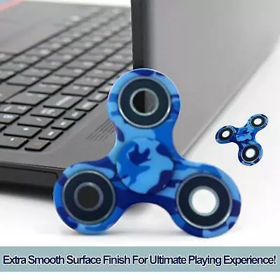  Stainless Steel Hand Spinner Toy Stress Reducer 360 Degree Ultra Durable Fidget • £3.99