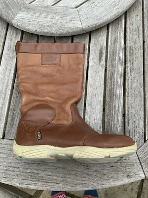 £19.99 • Buy GILL Breathable Leather Deck Boots Size 9