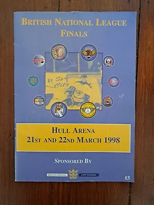 Ice Hockey- British National League Finals 1998 • £5.99