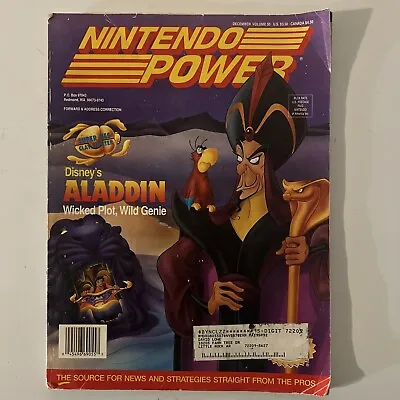 Nintendo Power Volume 55 Disney’s Aladdin With Attached Mega Man X Poster • $19.99