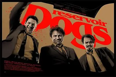 Reservoir Dogs By Marko Manev Ltd Edition X/285 Screen Print Mondo MINT Movie • $140