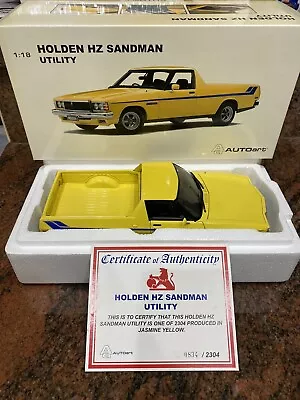 1/18 Biante Holden HZ Sandman Ute In Yellow Model Car RARE Utility • $895