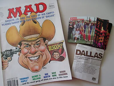 Vintage DALLAS Card Game +J.R. Ewing Mad Magazine (June 1981) • $14.99