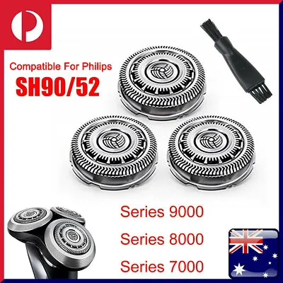 $22.99 • Buy 3pcs SH90/52 Replacement Blades For Philips Norelco Series 9000 8000 7000 Shaver