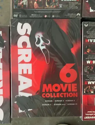 Scream 6-Movie Collection Region 1 US DVD Brand New Fast Shipping • $22.80