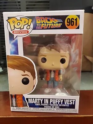 Marty In Puffy Vest #961 MIB Funko Pop Movies Back To The Future McFly  • $14.99