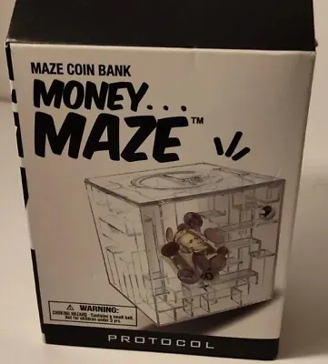 Protocol Money Maze Coin Bank Cash Or Gift Card Puzzle Box Gift Open Box • $9.87