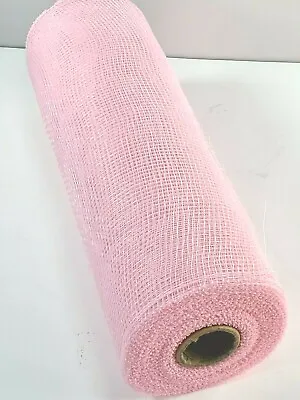 10  X 30 FT Roll - Decorative Poly Mesh PINK Crafting Mesh 1/16  Netting • $11.99