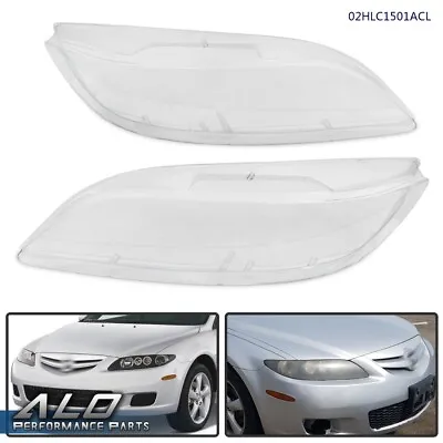 Headlight Replacement Lens Clear Fit For 2003-2008 Mazda 6 Left & Right  • $34.49