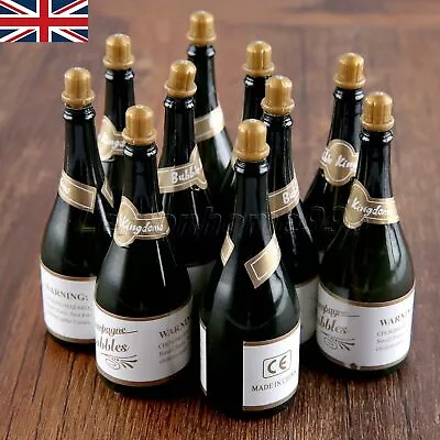 2/10pcs Champagne Bottles Bubbles Wedding Party Favors Romantic Decor Bottles HQ • £11.15