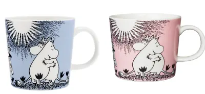 ARABIA Moomin Classic Mug Love Blue / Pink Limited Original Mug 0.3L 2024 • $31.99