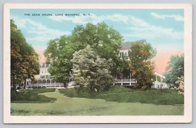 Scenic View The Dean House Hotel Lake Mahopac NY New York UNP Postcard • $8.99