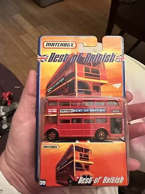 Matchbox Best Of British Double Decker Bus Red #09 2006 • $24.99