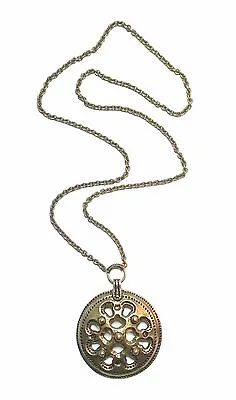 KALEVALA KORU KK Finland - Vintage Heavy Bronze Pendant With Chain  Pielisjärvi  • $95