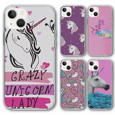 Silicone Phone Case Cover Unicorn Fantasy Prints IPhone 12 13 Samsung 20 21 • £6.95