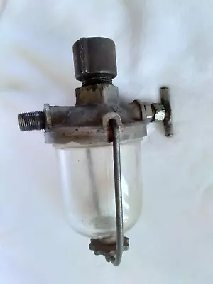 Vintage AC Fuel Filter Sediment Bulb Glass Bowl 854002 • $20