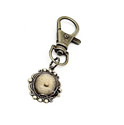 Antique Bronze Mustard Seed Clip On Charm Keychain Charm Purse Charm Matthew • $9.95