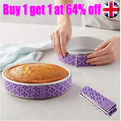 Baking Cake Pan Strips Wilton Bake-Even Strips Belt Bake Even Bake Moist Level • £3.95