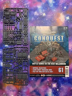 Warhammer 40k Conquest Issue 61 Limited Release Terrain Imperial Objectives • £49.95