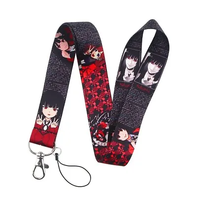 Kakegurui Anime Manga Hyakkaou Academy Yumeko Jabami ID Badge Holder Lanyard • $5.99