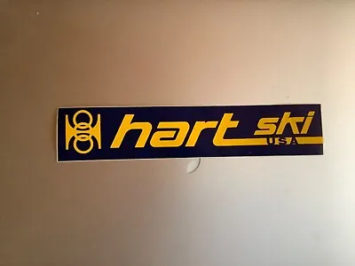 Adhesive Sticker - Hart Ski USA  - Vintage 80s Original Decal • $5.47