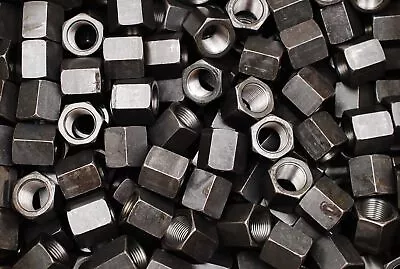 (25) Grade 8 High Hex Nut 3/4-16 Plain Finish SAE J995 Nuts 1  Tall X 1-1/16  • $26.99