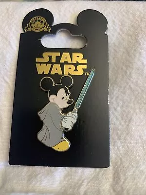 Star Wars Mickey Mouse Luke Skywalker Jedi Lightsaber Disney World Pin • $14.99