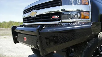 Fab Fours Black Steel Front Bumper - No Guard For 03-07 Chevy 2500HD / 3500HD • $1702.83