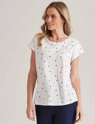 $14.25 • Buy Millers Extended Sleeve Print Scoop Neck T-Shirt Womens Clothing  Tops T-Shirt