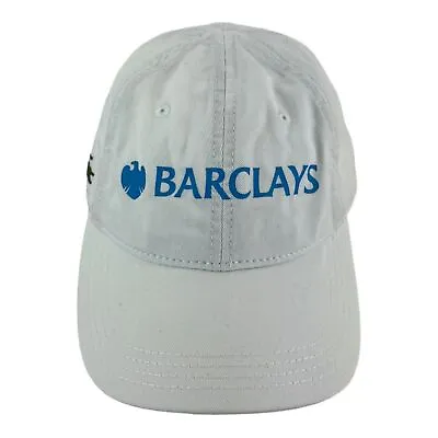 Lacoste Barclays White Embroidered Tennis Baseball Cap Men's Adjustable New Hat • £19.99