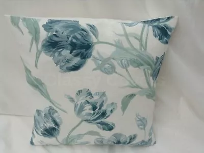 Laura Ashley Designer Cushion Cover  GOSFORD  Duck Egg Blue Fabric Various Sizes • £12.95