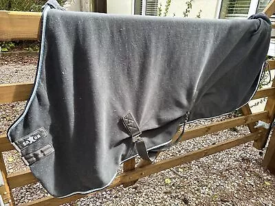 Grey Horse Fleece Rug 5’9 Saxon • £0.99