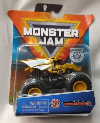 2020 Bakugan Dragonoid Golden Yellow SPIN MASTER Monster Jam TRUCK Poster 1/64th • $19.95