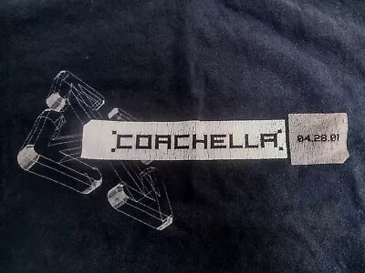 Vtg Coachella Valley Music & Arts Festival 2001 Concert Line Up T-Shirt X-Large • $59.99