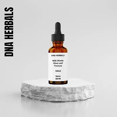 DNA HERBALS - Milk Thistle & Olive Leaf Tincture - 100ml • £16.81