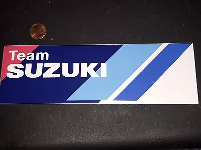 TEAM SUZUKI Sticker Decal  OLD STOCK  ORIGINAL • $3.98