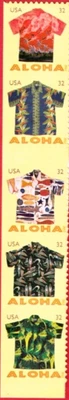 $73.99 • Buy US #4682-4686 MNH 2012 Aloha Hawaiian Shirts Surfers Kilauea Palms Paradise Bird