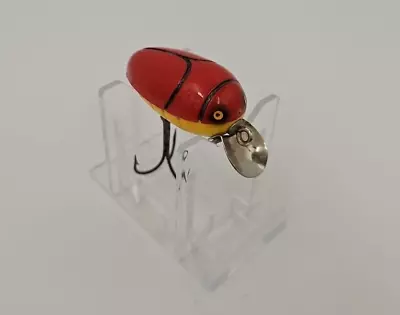 Vintage Millsite Floating Rattle Bug Red & Yellow 2.0  - NICE • $19.99