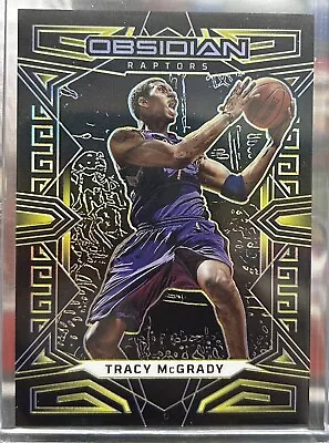 2022-23 Panini Obsidian Tracy Mcgrady #137 TRUE Electric Etch GOLD Prizm 02/10🔥 • $99.99