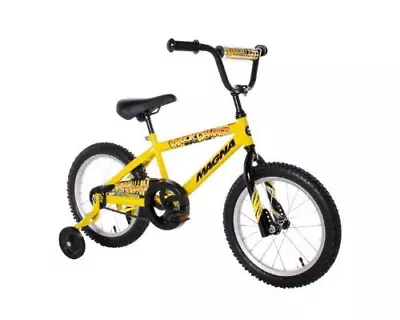 Dynacraft Magna Major Damage Boys BMX Street/Dirt Bike 16  Yellow/Black • $122.98