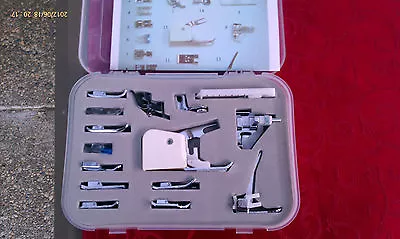 Low Shank Sewing Foot Feet 15 Piece Set Elna StarLotusStellaAir Electronic • $28.50