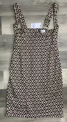 Unique Vintage Brown Argyle Hearts Fontaine Suspender Pencil Skirt 2X 2XL XXL • $59.99