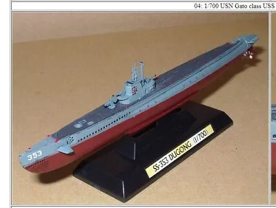 1/700 USN Gato Class USS  Dugong  TAKARA Ship Of The World  Lorelei  No Box • $16