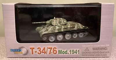 Dragon Armor 1:72 T-34/76 Model 1941 Tank Leningrad 1942-43 No. 60474 • $39.95