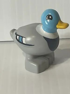 Duplo Blue Mallard Duck Figure Piece- Rare - Perfect Condition • $9
