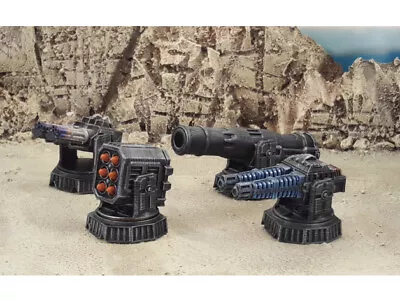 Gothic Space Ship Weapons 40k Necromunda Scifi Terrain Scenery 28mm • £3