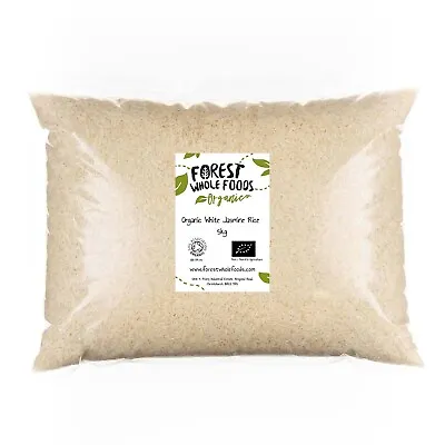 Organic White Jasmine Rice 5kg - Forest Whole Foods • £27.45