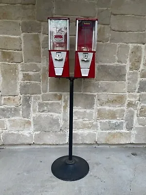 $180 • Buy Vintage Candy Vending Machine: (Red) (Double Stands) (25¢)